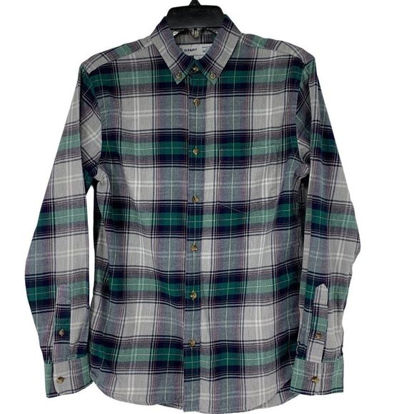Old Navy Shirts Oldnavy Mens Small Everyday Flannel Shirt Slim Fit